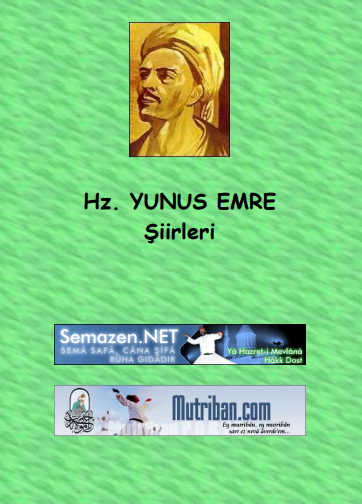Hz. Yunus Emre Şiirleri